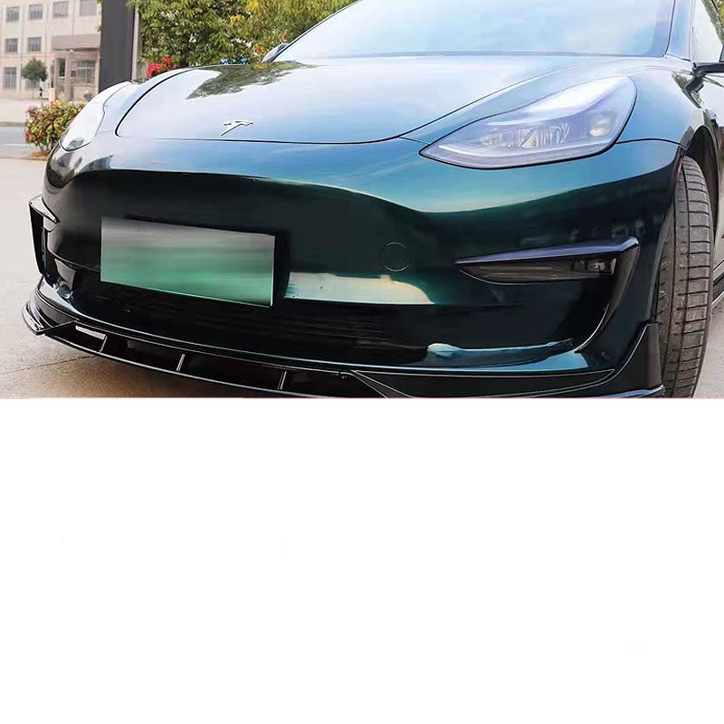 2017-2024 Tesla Model 3 Front Lip Splitter Gloss Black