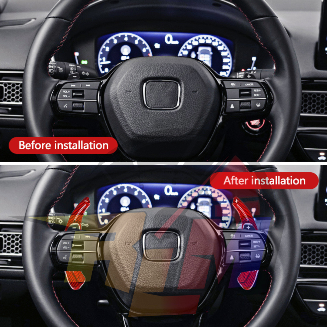 2022 Honda Civic Carbon Fiber Paddle Shifters