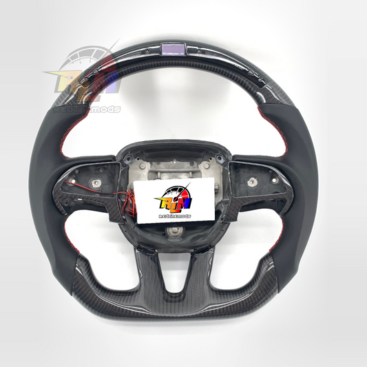 2015-2023 Dodge Charger Carbon Fiber Steering Wheel (Custom Orders)