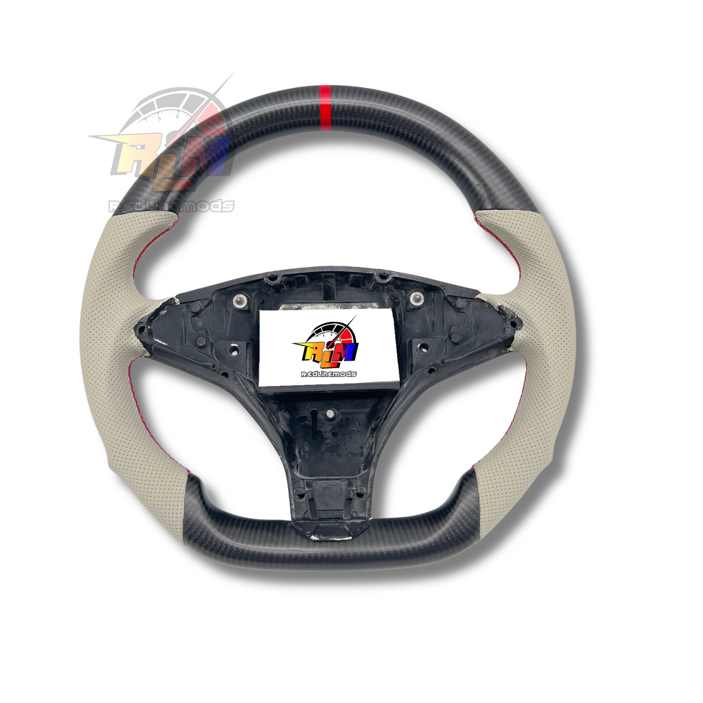 Tesla Model 3/Y & Model S/X Carbon Fiber Steering Wheel (Custom Orders)