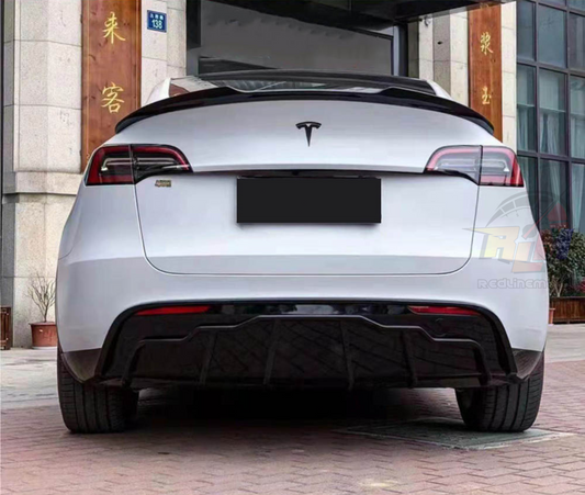 2020-2024 Tesla Model Y Rear Bumper Diffuser Gloss Black