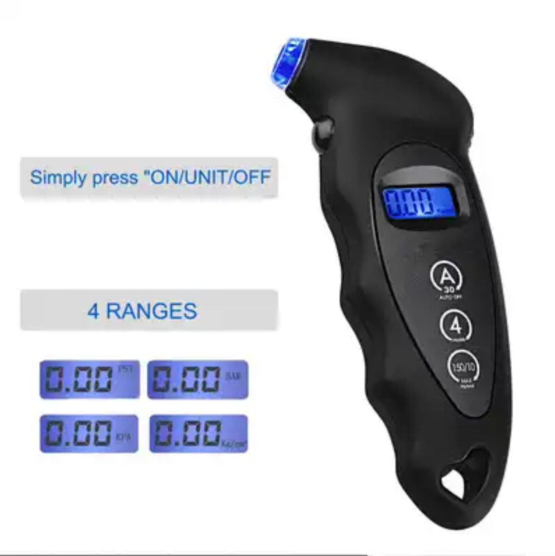 Digital Tire Pressure Gauge Reader