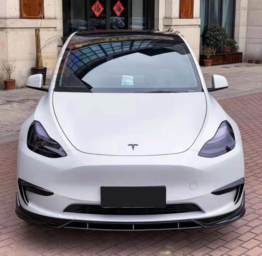 2020-2024 Tesla Model Y Front Lip Splitter Gloss Black